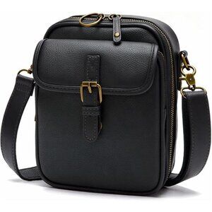 Small Crossbody Bags for Women Vegan Leather Messenger Purses, Vintage Wallet